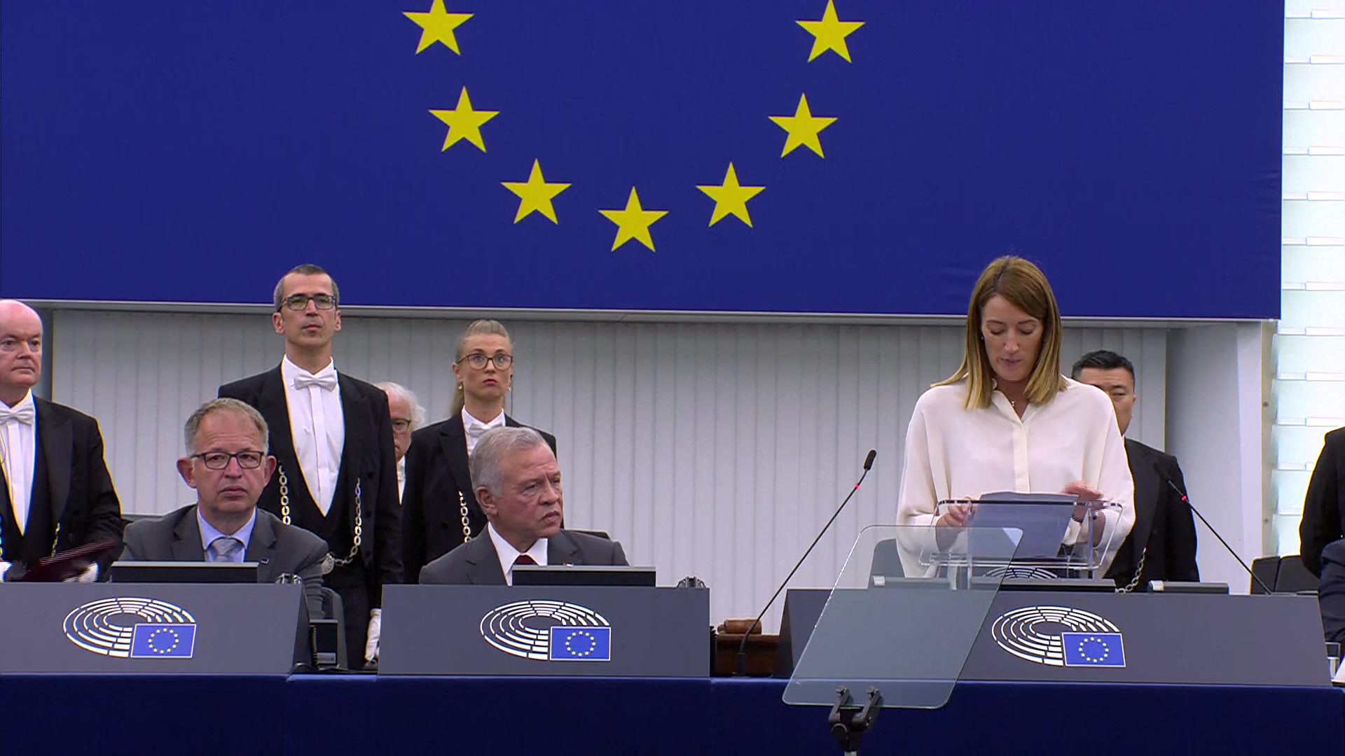 Formal sitting with His Majesty King ABDULLAH II of the Hashemite Kingdom of Jordan: opening statement by Roberta METSOLA, EP President